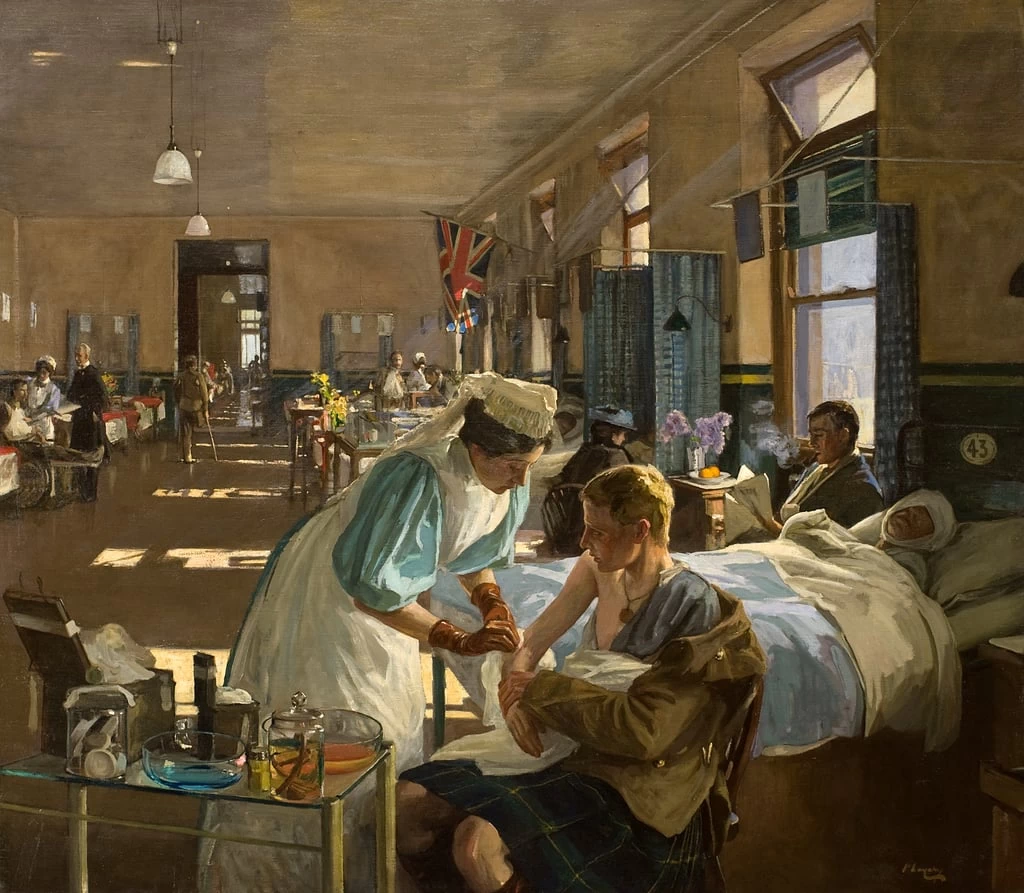I primi feriti all'ospedale di Londra, 1914 - The McManus, Dundee